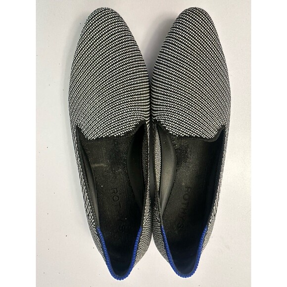 Rothy's Women's Slip On Knit The Almond Loafer Herringbone Flat Shoe Size 7.5 - Picture 6 of 6